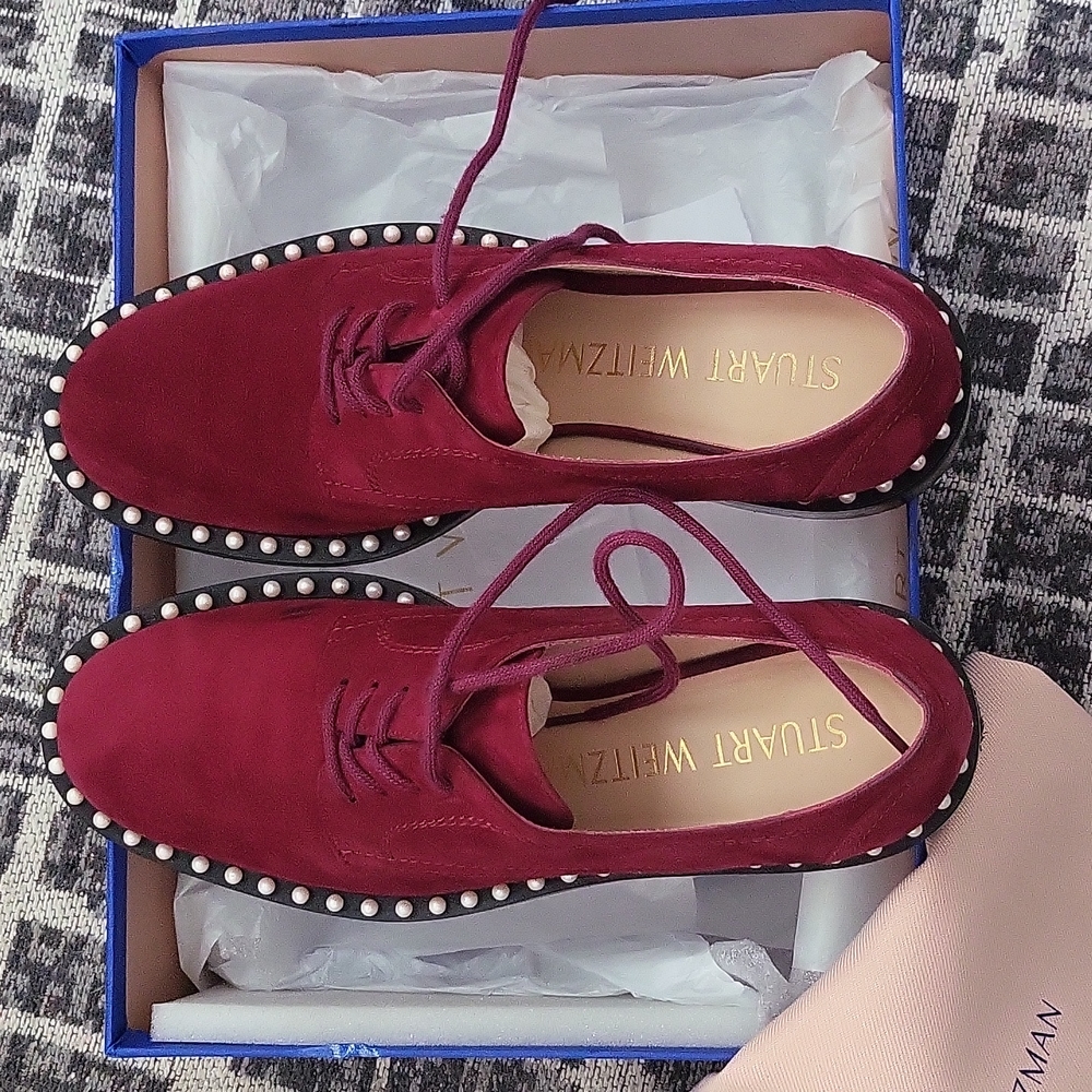 Stuart Weitzman Kiran Pearl loafers